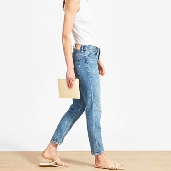 Everlane Relaxed Fit Super Soft Straight Leg Jeans Sz. 26 - Picture 3 of 10